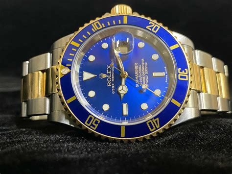 gold blue submariner rolex|rolex submariner blue price new.